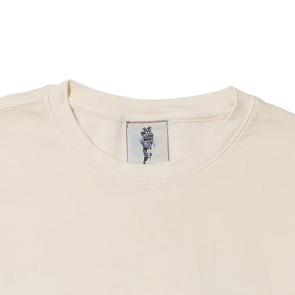 ALLENWOOD GARMENT DYED CREW SWEAT IVORY