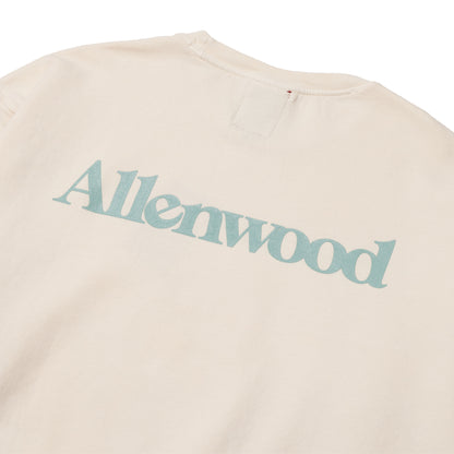 ALLENWOOD GARMENT DYED CREW SWEAT IVORY
