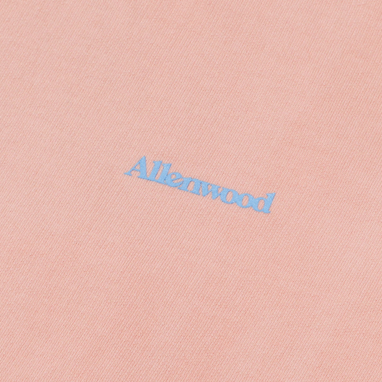 ALLENWOOD GARMENT DYED CREW SWEAT PEACH