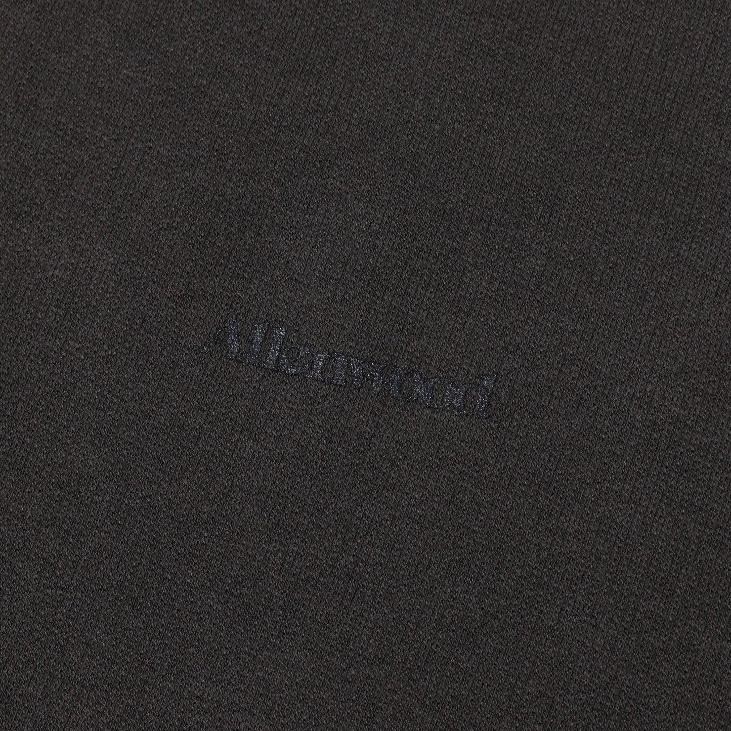 ALLENWOOD GARMENT DYED CREW SWEAT PEPPER