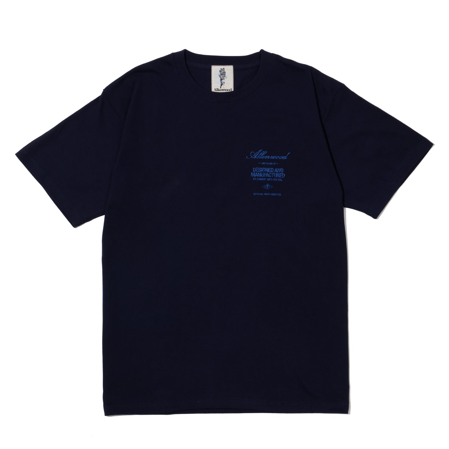 【EXCLUSIVE】ALLENWOOD LONG ISLAND TEE NAVY