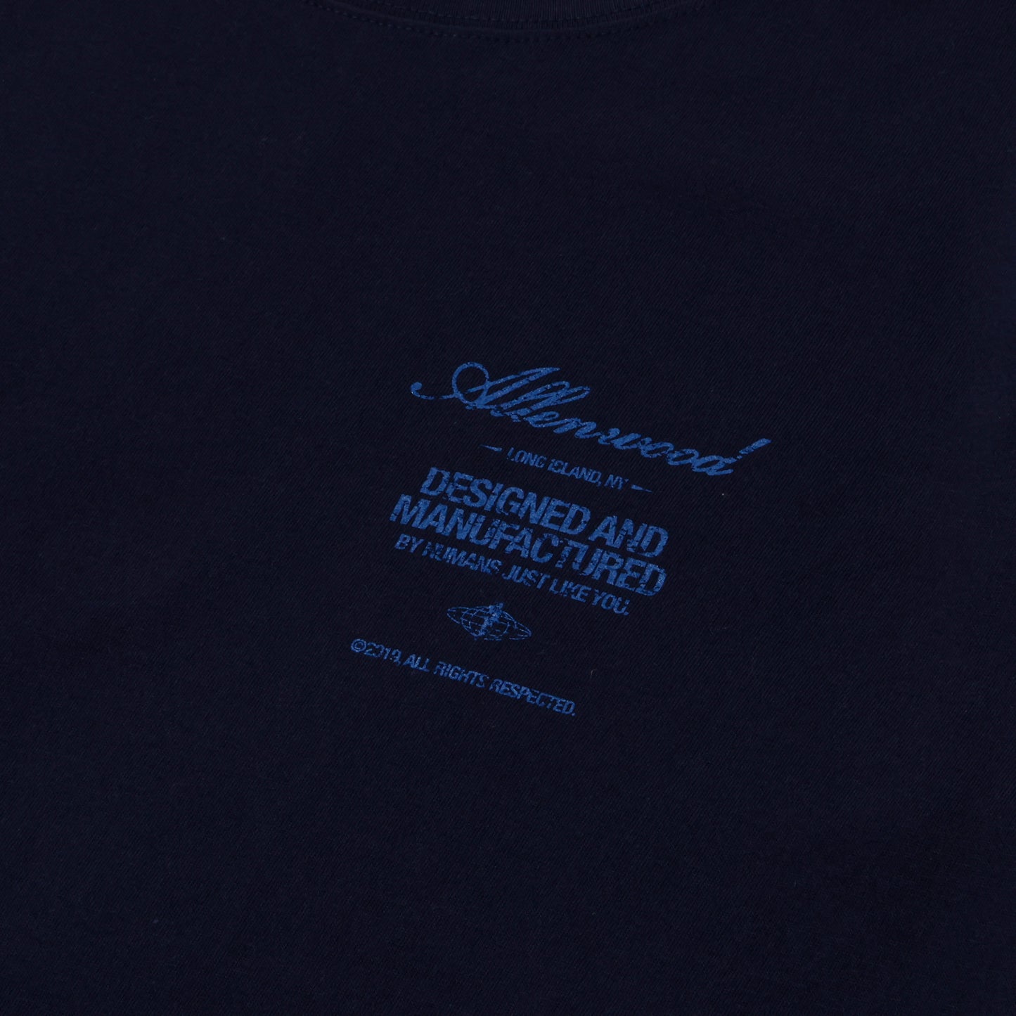 【EXCLUSIVE】ALLENWOOD LONG ISLAND TEE NAVY