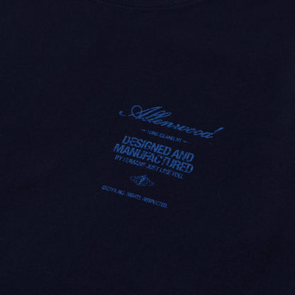 【EXCLUSIVE】ALLENWOOD LONG ISLAND TEE NAVY