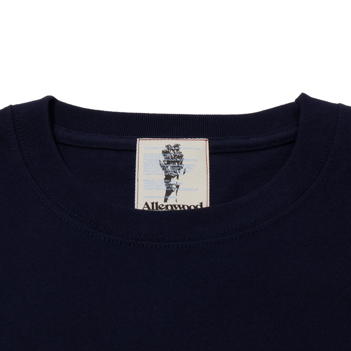 【EXCLUSIVE】ALLENWOOD LONG ISLAND TEE NAVY