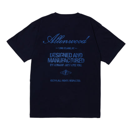 【EXCLUSIVE】ALLENWOOD LONG ISLAND TEE NAVY