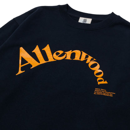 ALLENWOOD LIBERTY LOGO CREW NAVY