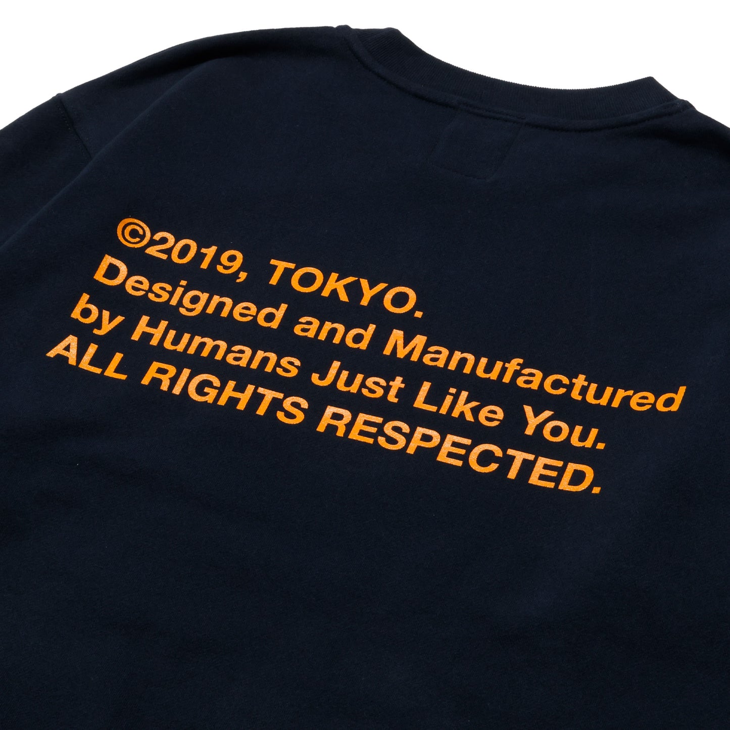 ALLENWOOD LIBERTY LOGO CREW NAVY