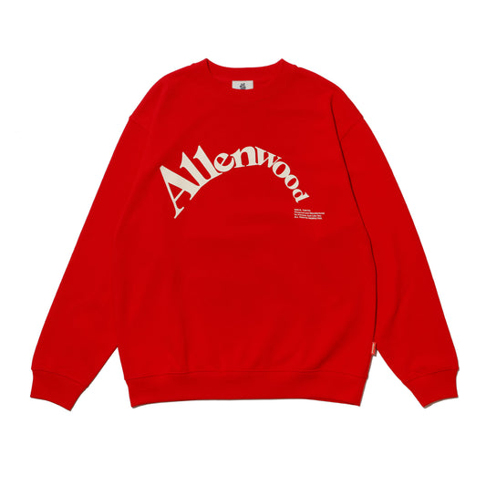 ALLENWOOD LIBERTY LOGO CREW RED