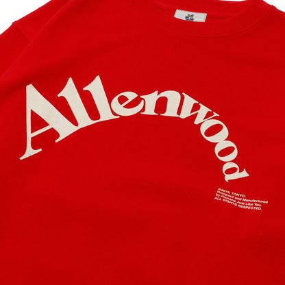 ALLENWOOD LIBERTY LOGO CREW RED