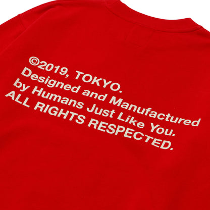 ALLENWOOD LIBERTY LOGO CREW RED
