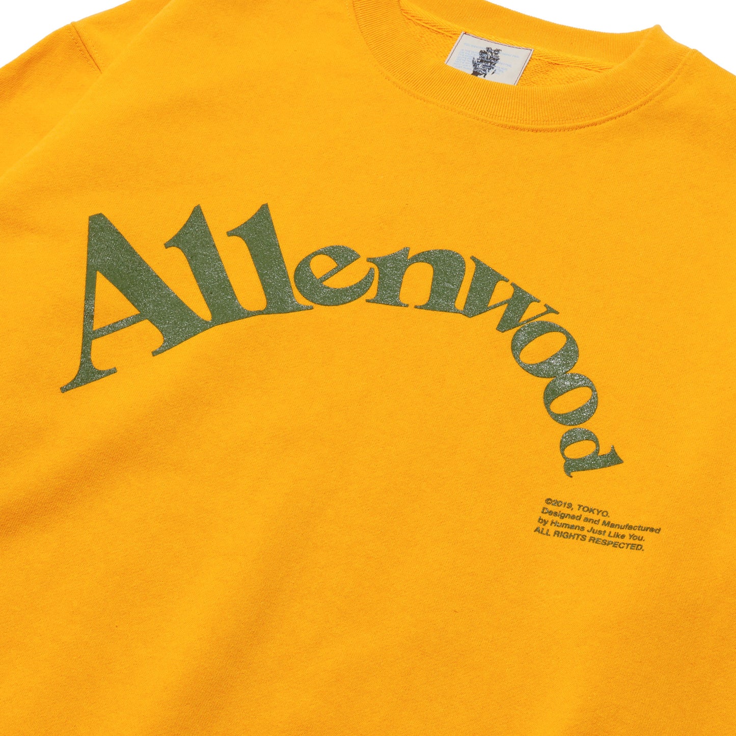 ALLENWOOD LIBERTY LOGO CREW YELLOW