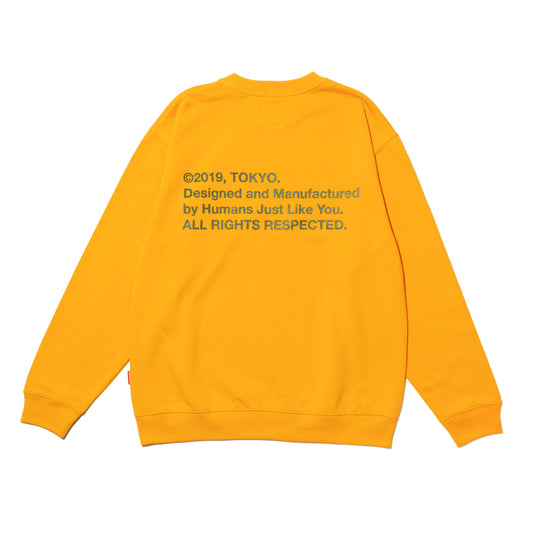 ALLENWOOD LIBERTY LOGO CREW YELLOW
