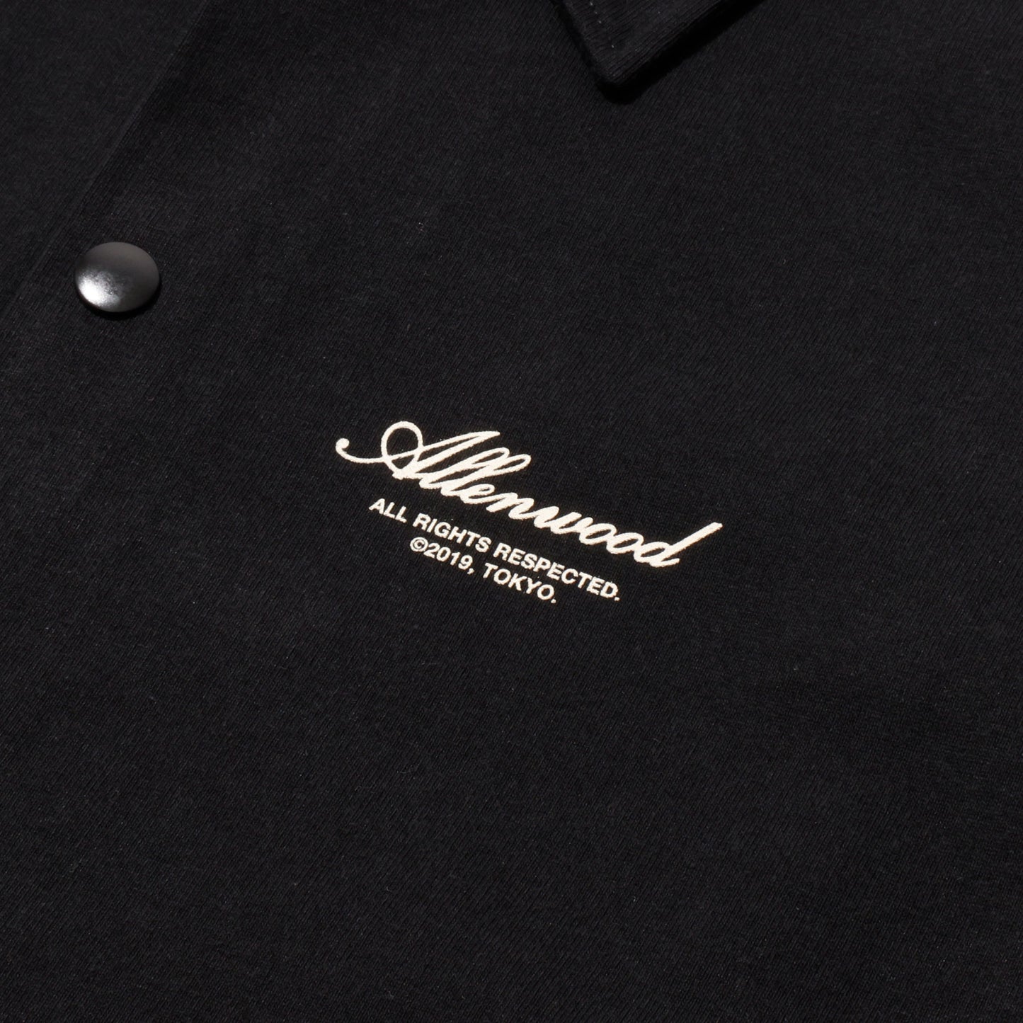 ALLENWOOD HOME COTTON COACH JACKET BLACK