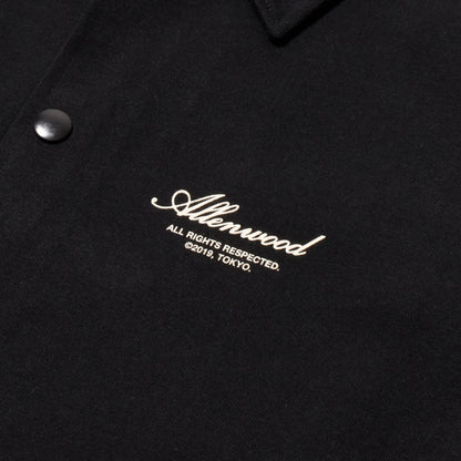 ALLENWOOD HOME COTTON COACH JACKET BLACK