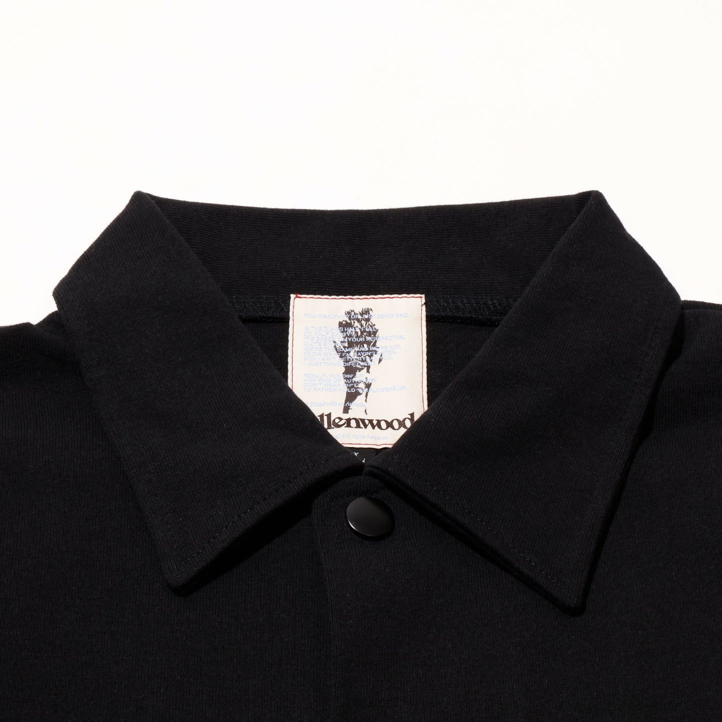 ALLENWOOD HOME COTTON COACH JACKET BLACK