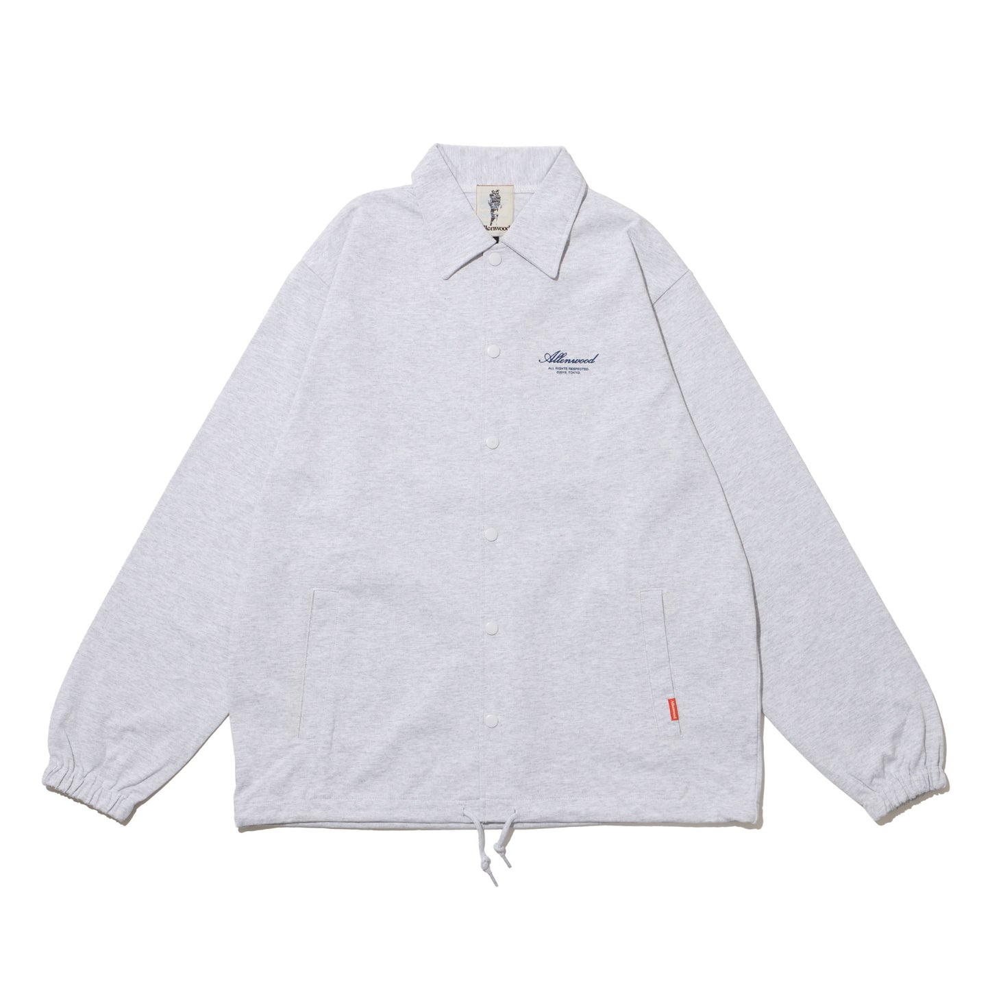 ALLENWOOD HOME COTTON COACH JACKET ASH GRAY