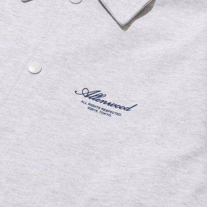 ALLENWOOD HOME COTTON COACH JACKET ASH GRAY