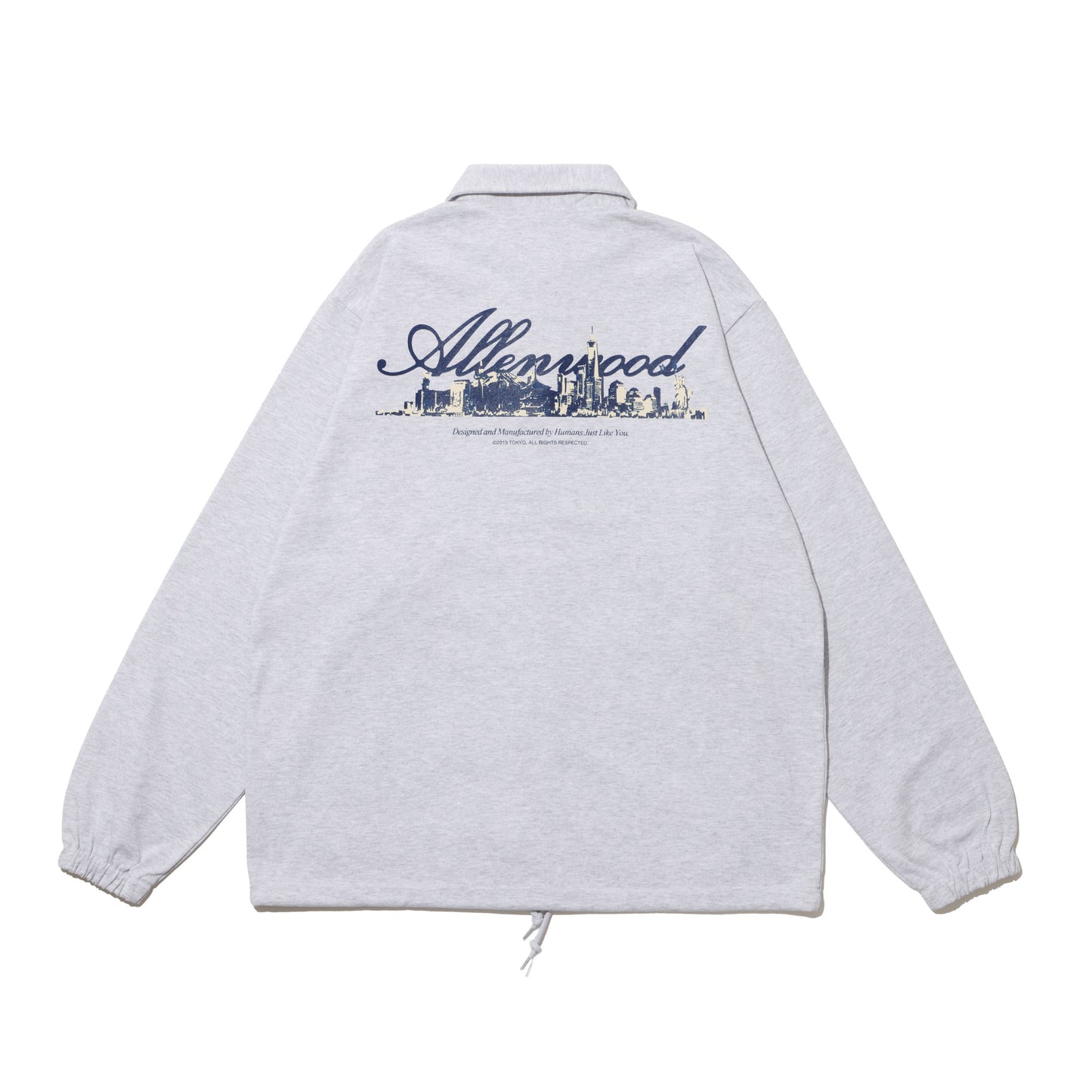 ALLENWOOD HOME COTTON COACH JACKET ASH GRAY