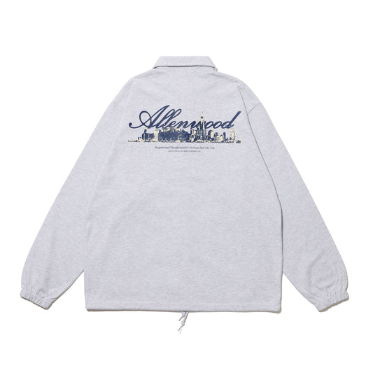 ALLENWOOD HOME COTTON COACH JACKET ASH GRAY