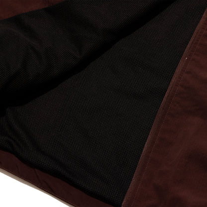 ALLENWOOD NYLON PACKABLE VEST BROWN/OLIVE