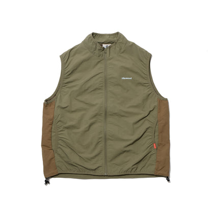 ALLENWOOD NYLON PACKABLE VEST MOSS/LIGHT BROWN