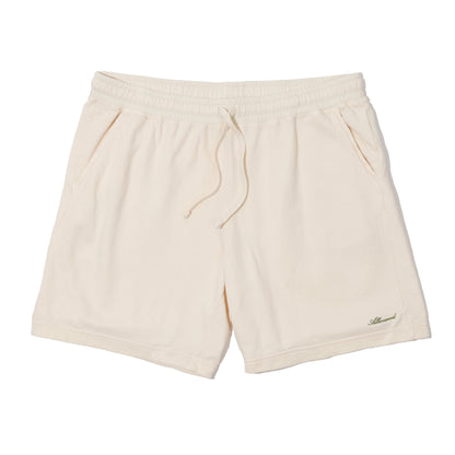 ALLENWOOD GARMENT DYE SWEAT SHORTS IVORY
