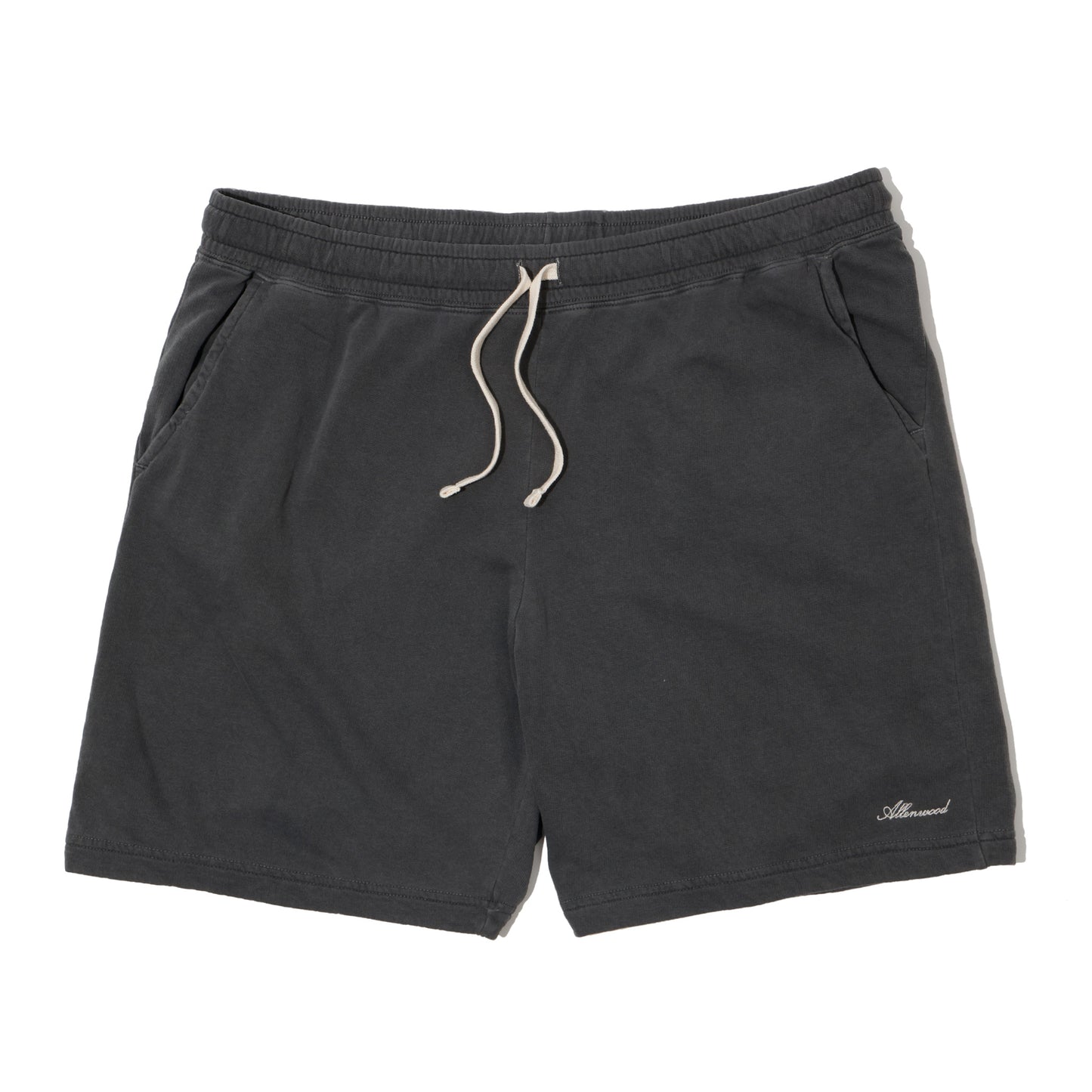 ALLENWOOD GARMENT DYE SWEAT SHORTS PEPPER