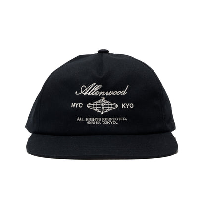 ALLENWOOD GLOBE BB CAP BLACK