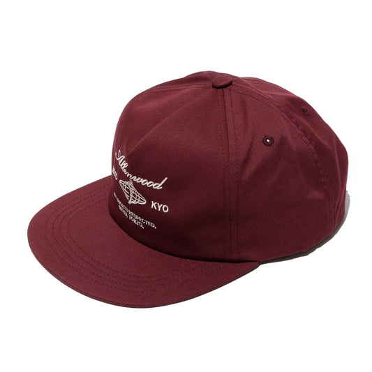 ALLENWOOD GLOBE BB CAP BURGUNDY
