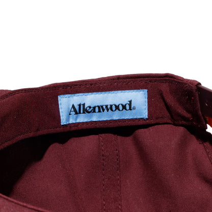 ALLENWOOD GLOBE BB CAP BURGUNDY