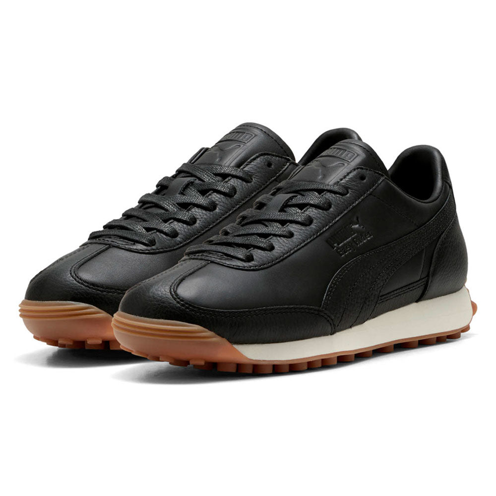 PUMA EASY RIDER LEATHER PUMA BLACK-FROSTED IVORY 399029-01