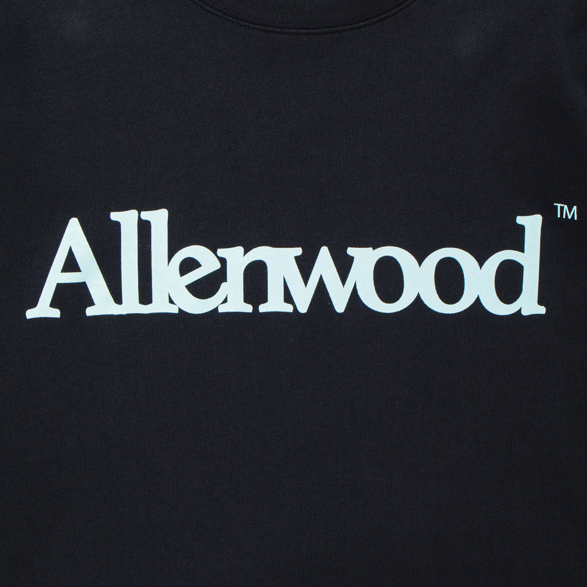 ALLENWOOD LOGO CREW SWEAT NAVY