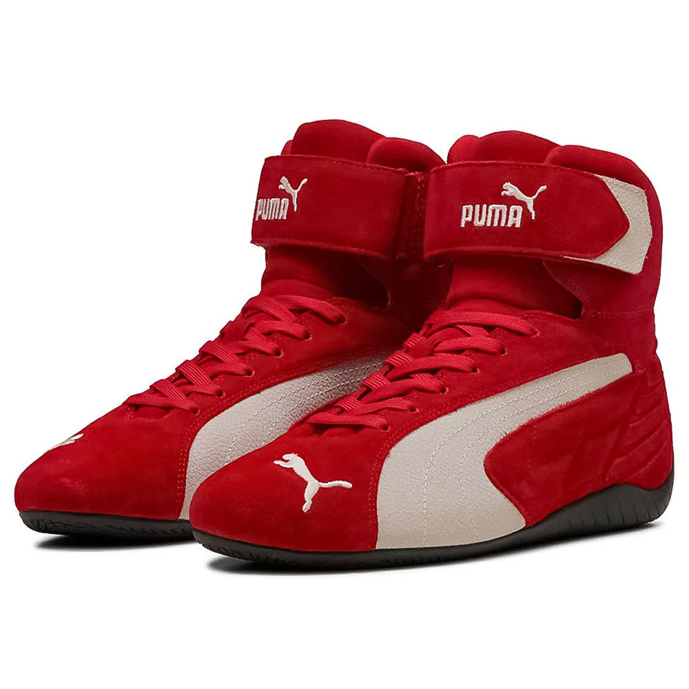 PUMA SPEEDCAT MID FOR ALL TIME RED-WARM WHITE 400384-02