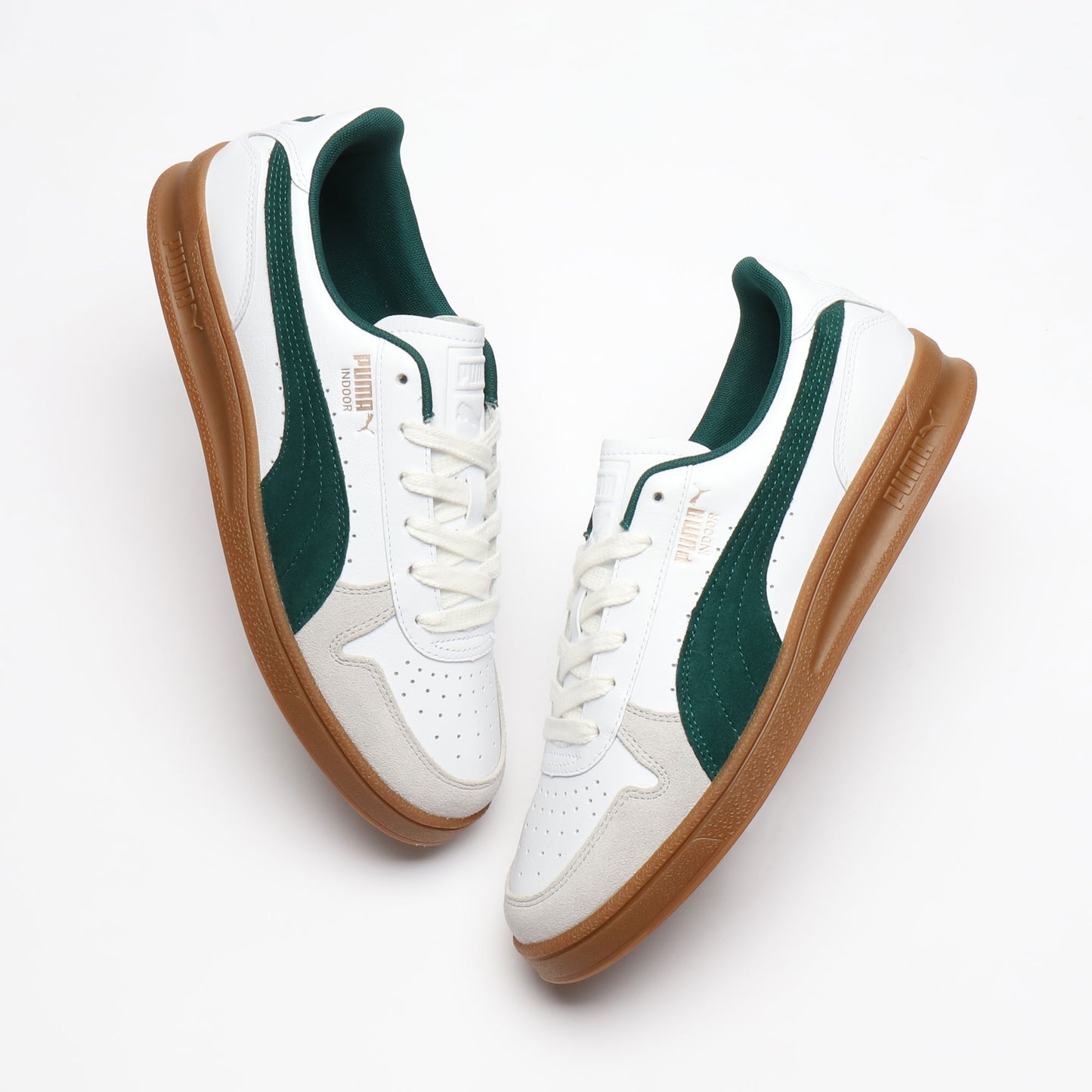 【EXCLUSIVE】PUMA INDOOR PUMA WHITE/DARK MYRTLE/GUM 401360-05