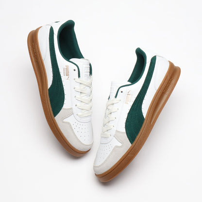 【EXCLUSIVE】PUMA INDOOR PUMA WHITE/DARK MYRTLE/GUM 401360-05