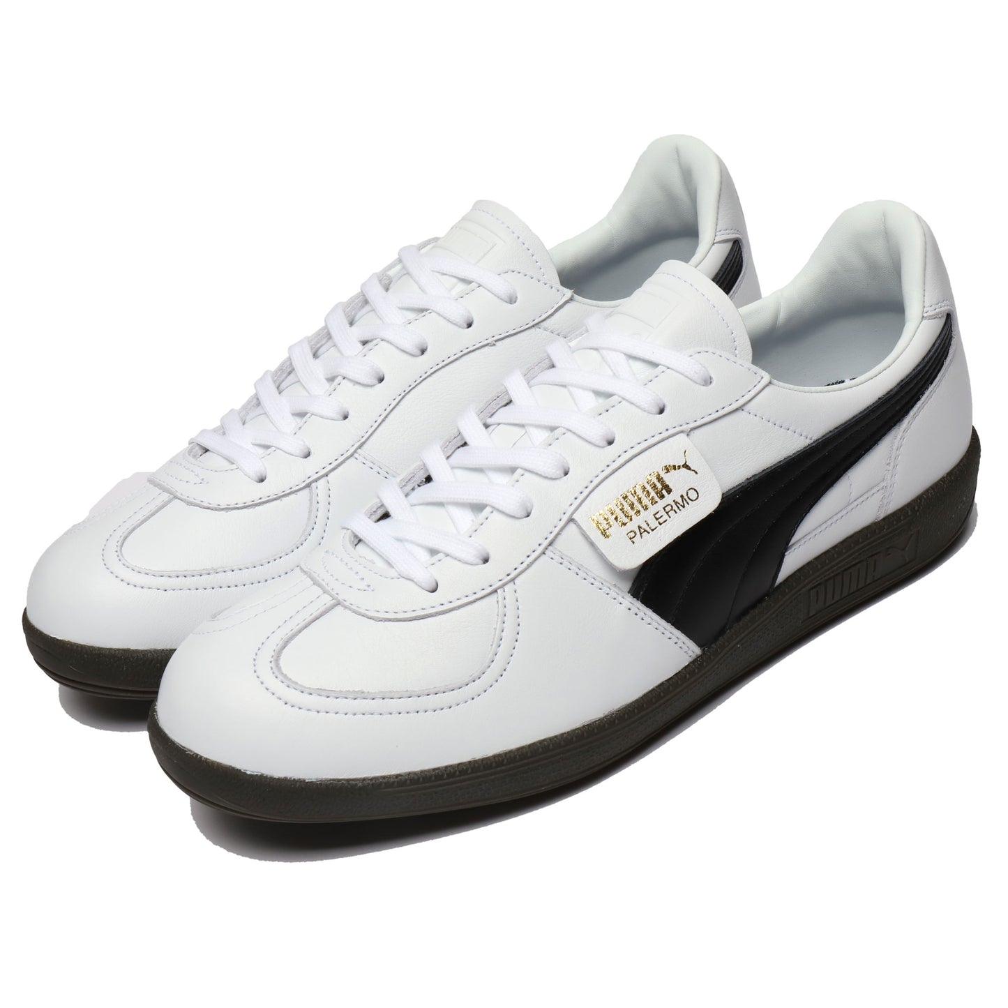 PUMA PALERMO LTH MIJ  PUMA WHITE-PUMA BLACK 402384-02