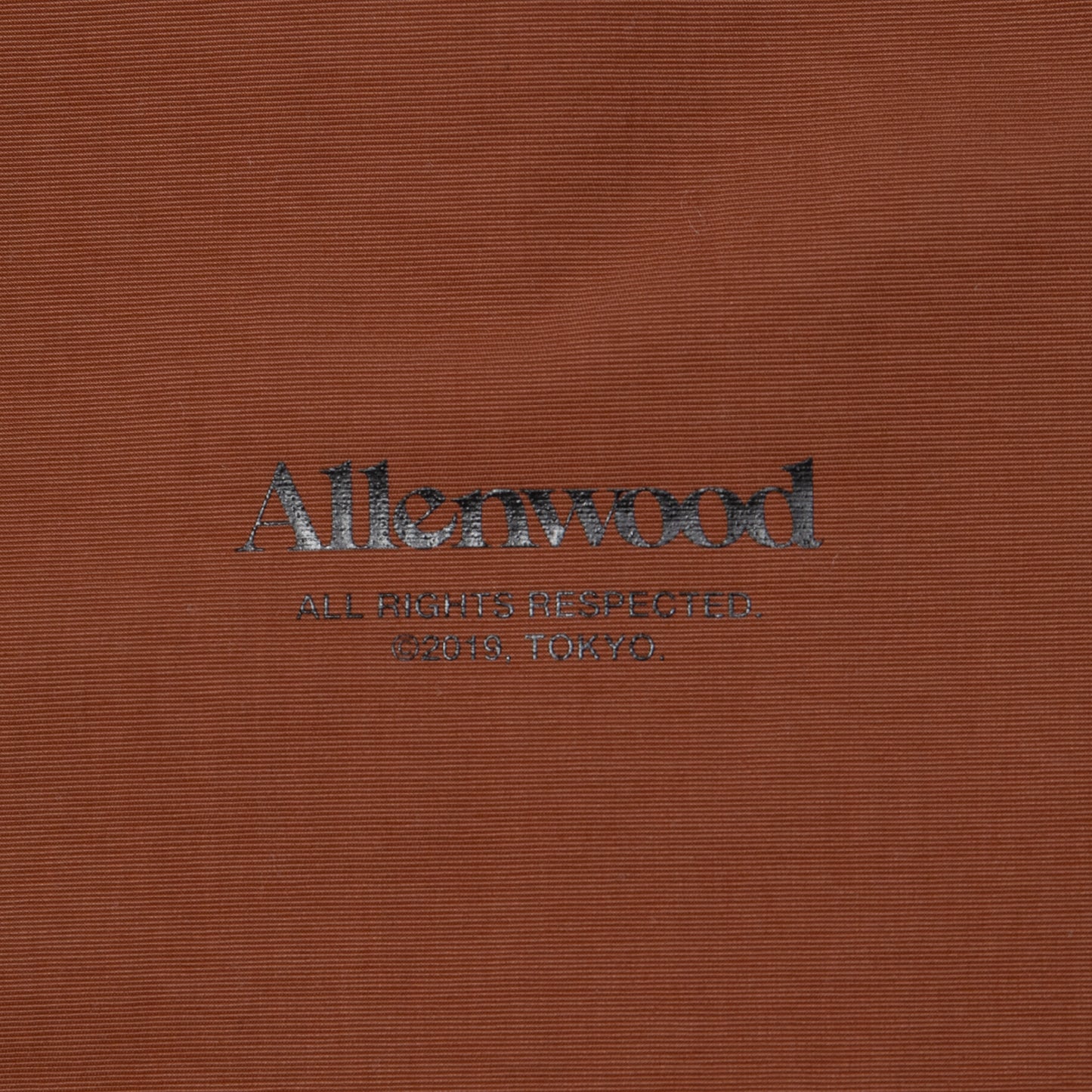 【受注生産】ALLENWOOD LOGO REVERSIBLE JACKET ORANGE/BROWN