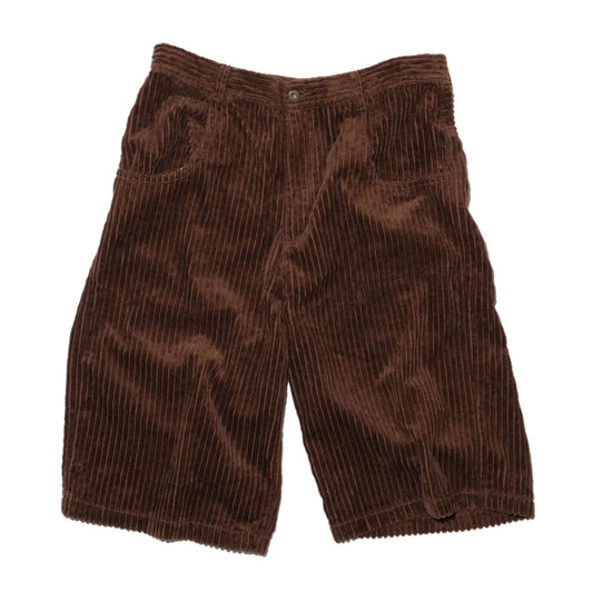 SWJP JNCORD BAGGY SHORTS BROWN