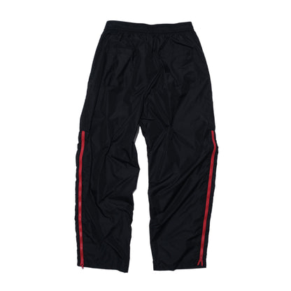 SWJP SPRING SUMMER 2001 NYLON ZIP PANTS BLACK