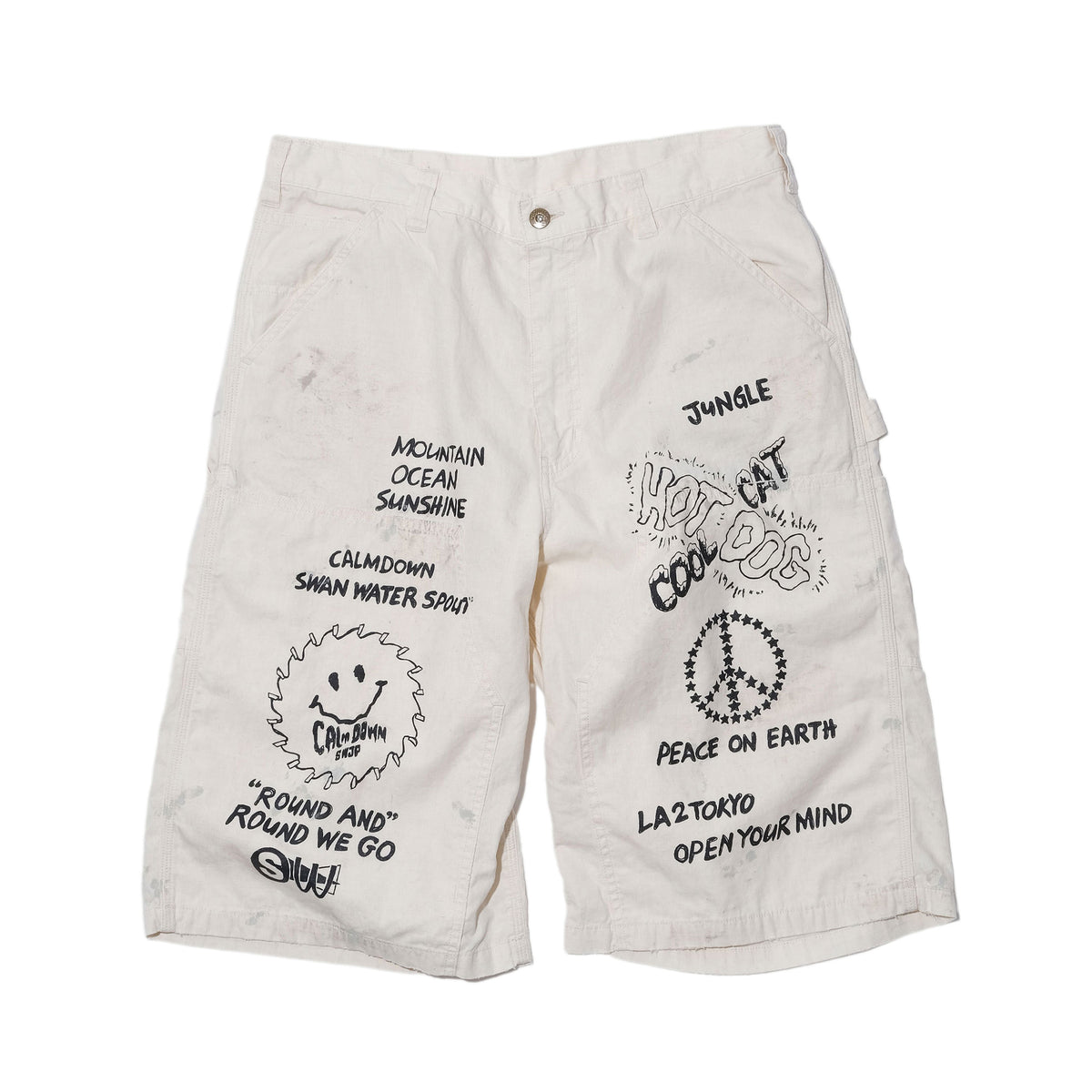 SWJP END OF YEAR BOOK SHORTS WHITE