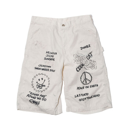 SWJP END OF YEAR BOOK SHORTS WHITE