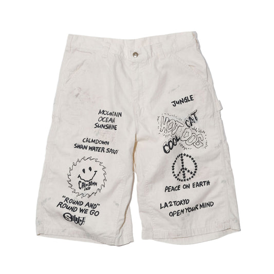 SWJP END OF YEAR BOOK SHORTS WHITE