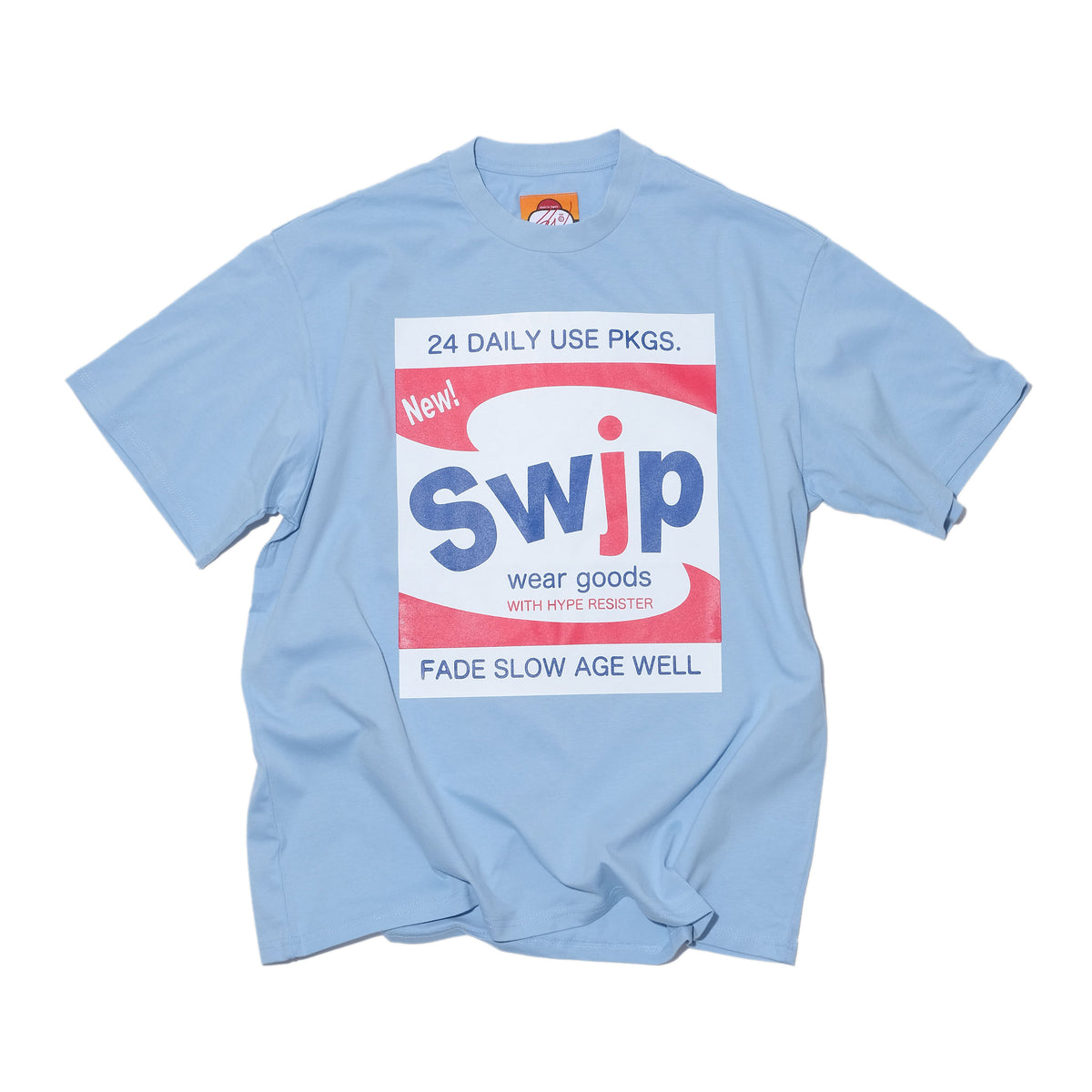 SWJP WARHOL POSTER T-SHIRT BLUE