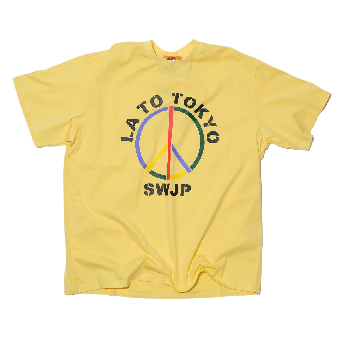 SWJP   NEW LA TO TOKYO T-SHIRT YELLOW