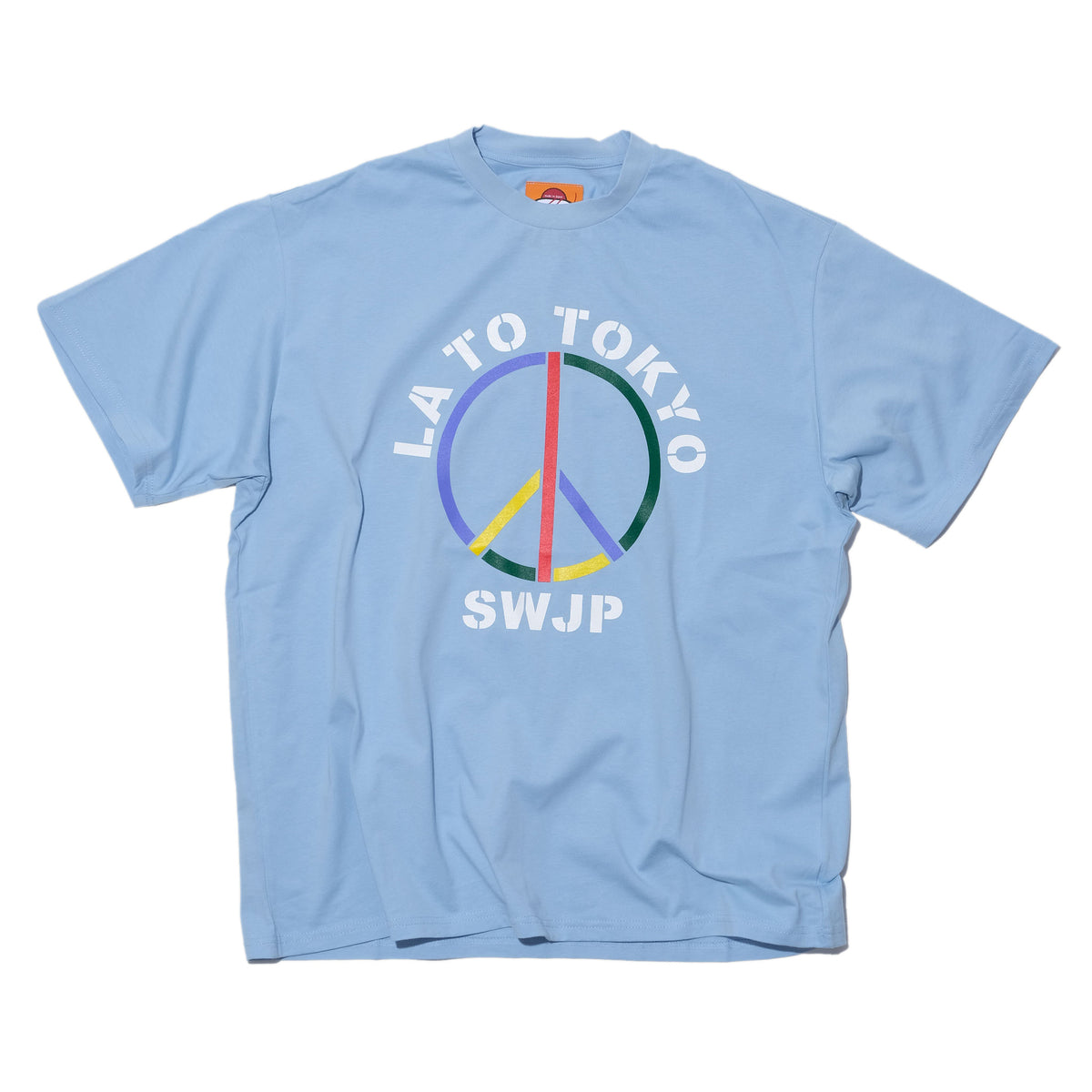 SWJP NEW LA TO TOKYO T-SHIRT BLUE