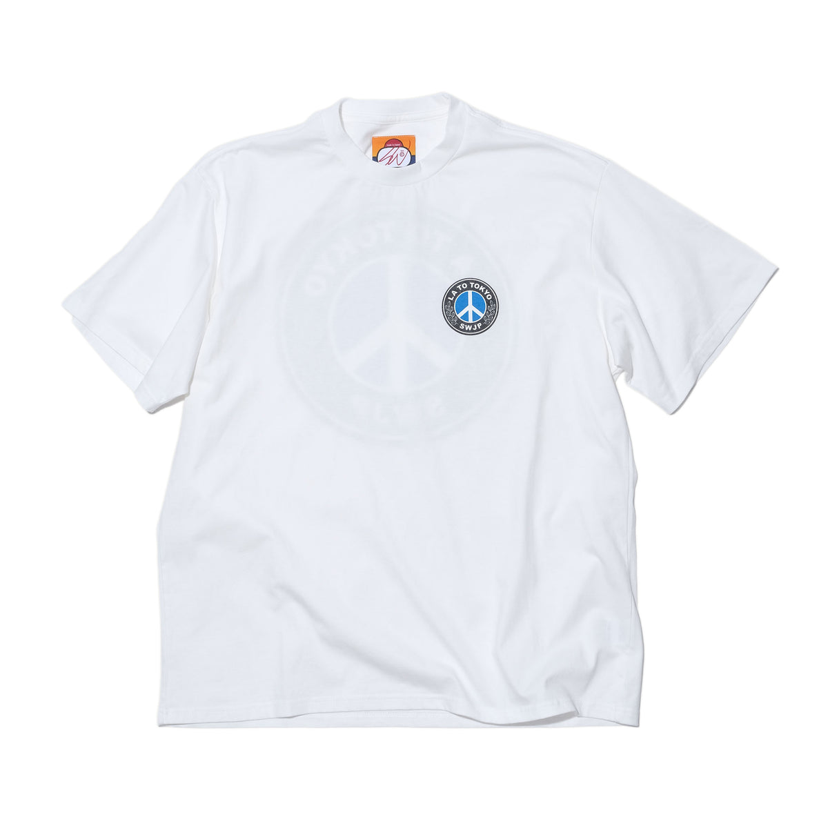 SWJP BEE EM W PEACE T-SHIRT 2 WHITE