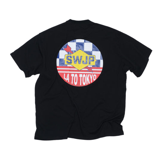 SWJP GAS STATION T-SHIRT BLACK