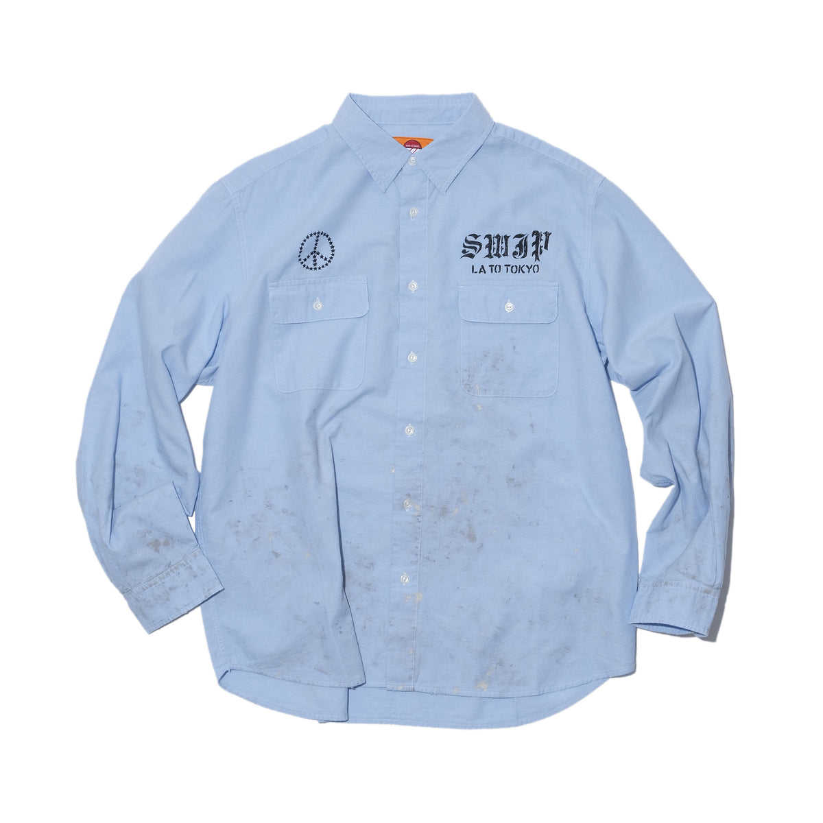 SWJP MOS CHAMBRAY SHIRT BLUE