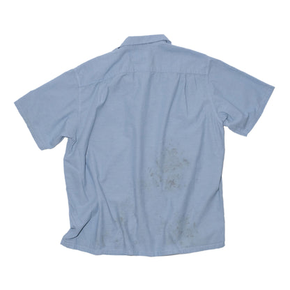SWJP WRITERS BLOCK CHAMBRAY SHIRT W/O PAINT BLUE