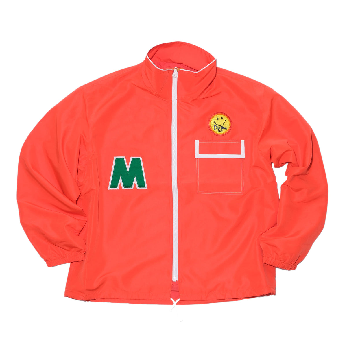 SWJP HI SURF NYLON ZIP JACKET ORANGE